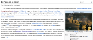 Ferguson Unrest, according to Wikipedia. 